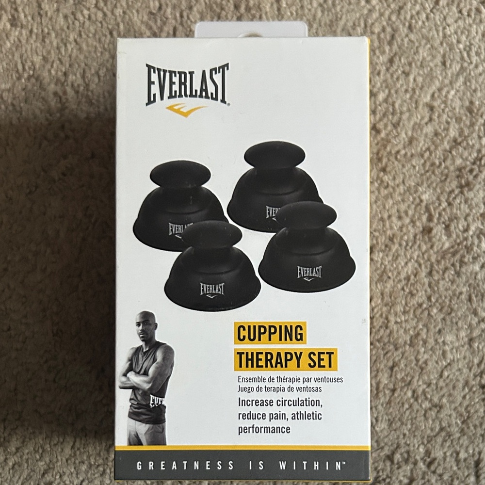 Everlast Black Therapy Cups